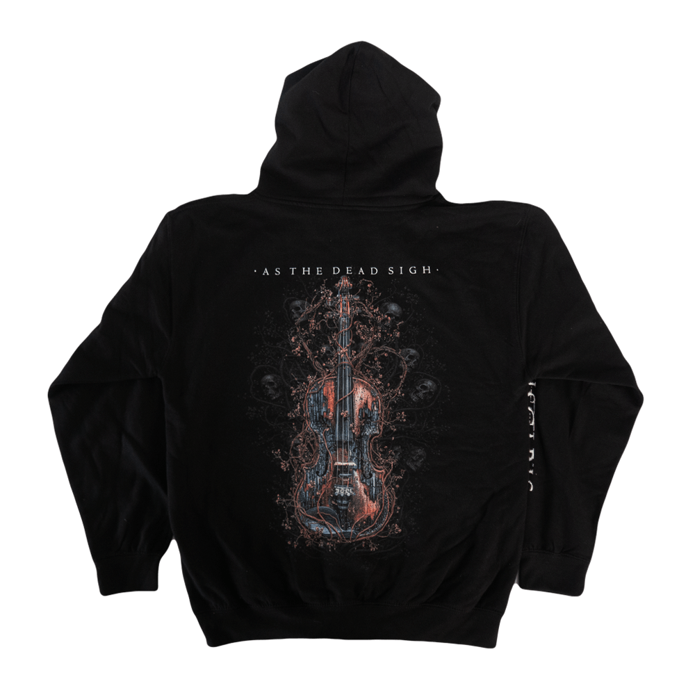 As The Dead Sigh Zip Hoodie - Black