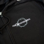 As The Dead Sigh Zip Hoodie - Black