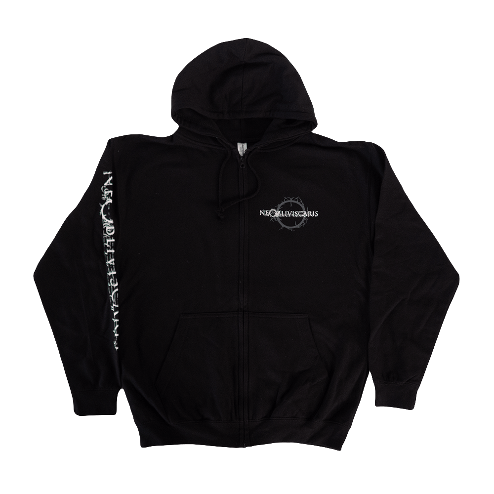 As The Dead Sigh Zip Hoodie - Black