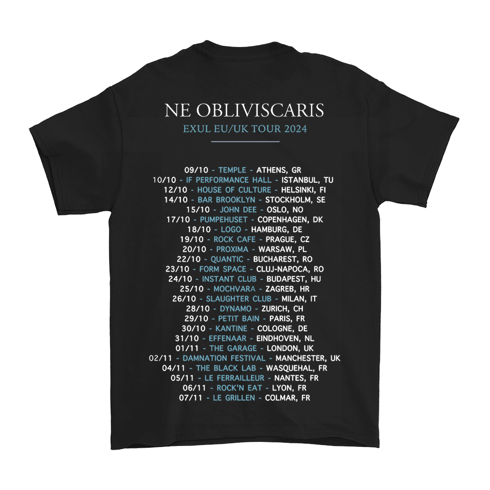 EU/UK 2024 Tour Tee - Black image 2